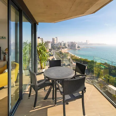 Primera Linea De Playa Con Vistas Directas Al Mar-apartamento Premium Albufereta Appartement *