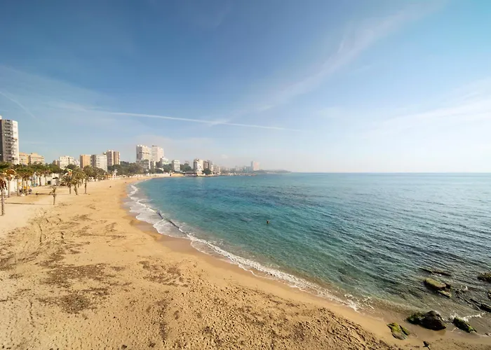 Primera Linea De Playa Con Vistas Directas Al Mar-apartamento Premium Albufereta Apartamento